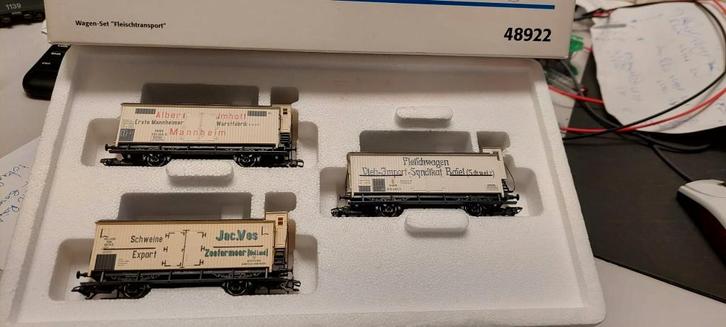 Märklin 48922 Wagenset Vleestransport, Hobby en Vrije tijd, Modeltreinen | H0, Nieuw, Treinset, Wisselstroom, Märklin, Ophalen of Verzenden