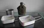 Etensblik, drinkbeker, veldfles met hoes Defensie kleding, Ophalen of Verzenden, Landmacht, Nederland, Overige typen