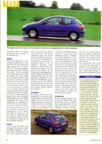 Autovisie test Peugeot 206 1.4 XS 1998, Boeken, Auto's | Folders en Tijdschriften, Gelezen, Peugeot, Verzenden