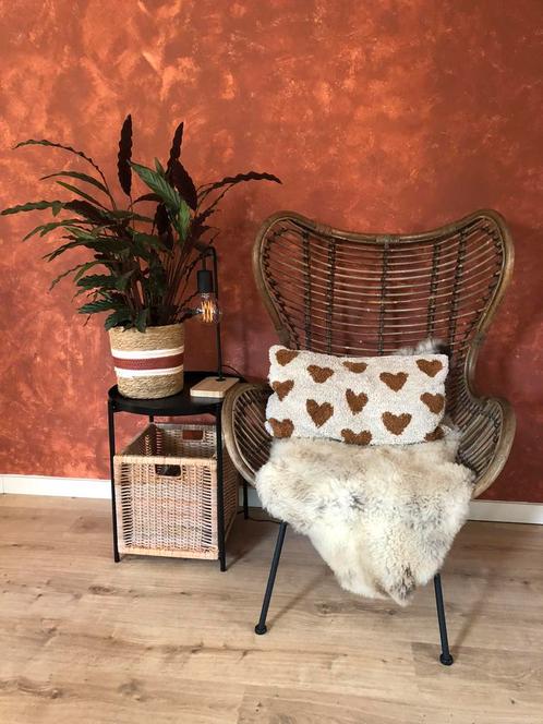 Rotan stoel, Huis en Inrichting, Stoelen, Zo goed als nieuw, Eén, Riet of Rotan, Bruin, Ophalen