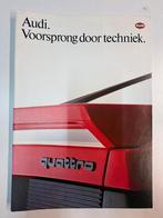 Originele Audi Quattro Folder (1985), Ophalen of Verzenden, Zo goed als nieuw, Audi