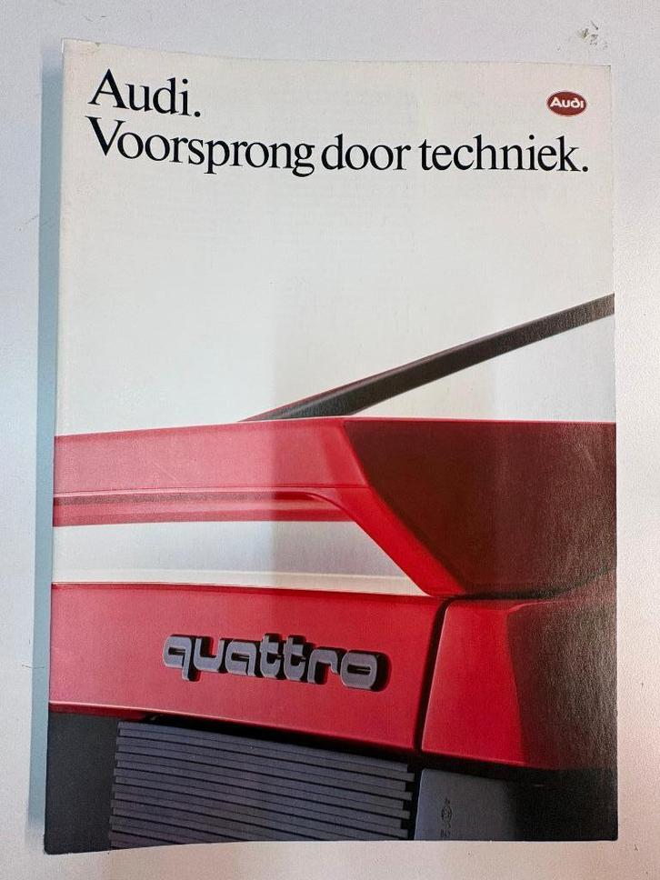 Originele Audi Quattro Folder (1985), Boeken, Auto's | Folders en Tijdschriften, Zo goed als nieuw, Audi, Ophalen of Verzenden
