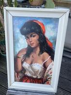 Zigeuner meisje Torino vintage schilderij, Ophalen