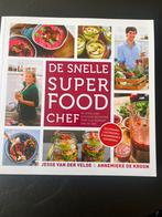 De Snelle Superfood Chef - Jesse van der Velde, Ophalen of Verzenden, Zo goed als nieuw, Gezond koken, Overige typen