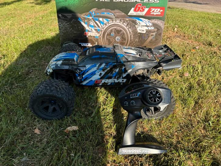 TRAXXAS E-REVO 2.0 | 4x4 | 6S | VXL Brushless | 1:8, Hobby en Vrije tijd, Modelbouw | Radiografisch | Auto's, Zo goed als nieuw