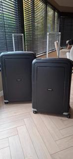 SAMSONITE S'cure Spinner 2-delige Kofferset Black XXL ZGAN, Hard kunststof, 45 tot 55 cm, Ophalen of Verzenden, Zo goed als nieuw