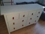 Witte commode met lades, Ophalen, Overige materialen, 150 tot 200 cm, Zo goed als nieuw