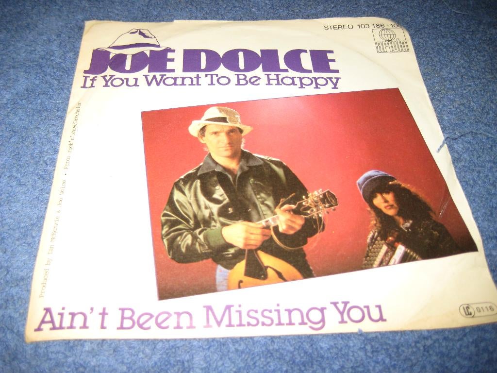 Joe Dolce: If you want to be happy, Ophalen of Verzenden, Zo goed als nieuw, Pop, Single