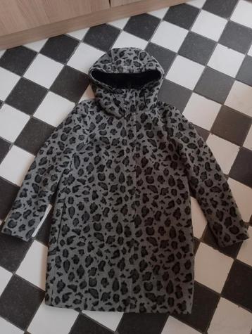 Sandwich winter jas coat met capuchon maat 38 prima staat beschikbaar voor biedingen