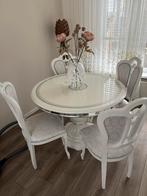 Vitrine kast eettafel met stoelen salon tafel tv  kast, Huis en Inrichting, Ophalen of Verzenden