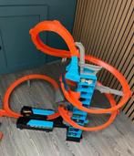 Hotwheels racebaan wolkenkrabber, Kinderen en Baby's, Speelgoed | Racebanen, Ophalen, Racebaan, Zo goed als nieuw, Zelf te bouwen