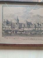 gezigt Haven en Vismarkt Vlaardingen Pronk, Antiek en Kunst, Kunst | Etsen en Gravures, Ophalen