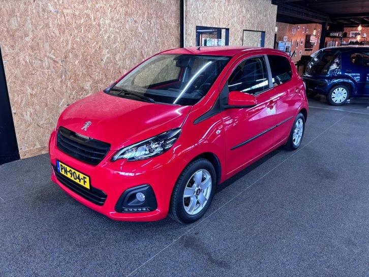 Peugeot 108 E-vti 5DR 2017 Rood 84.000km 2jaar GARANTIE, Auto's, Peugeot, Bedrijf, ABS, Airbags, Airconditioning, Bluetooth, Boordcomputer