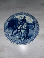 Delfts Blauw Bord Royal Sphinx Maastricht - Huwelijkskoets, Antiek en Kunst, Ophalen of Verzenden