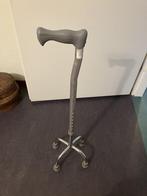 Medische 4-poot wandelstok, Diversen, Ophalen, Verstelbaar