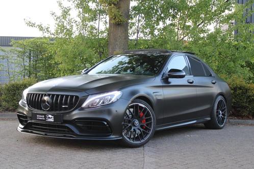 Mercedes-Benz C-klasse AMG C63S | Panoramadak | Memory | Sfe, Auto's, Mercedes-Benz, Bedrijf, Te koop, C-Klasse, 360° camera, ABS