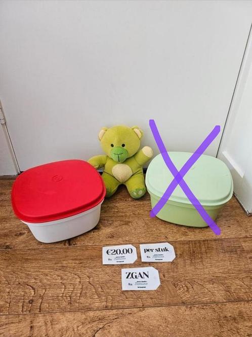 Tupperware serveerwonder €20,00 per stuk, Huis en Inrichting, Keuken | Tupperware, Zo goed als nieuw, Bak of Kom, Groen, Wit, Rood