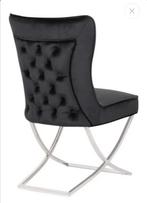 Eetkamerstoelen, Huis en Inrichting, Stoelen, Ophalen, Gebruikt, Zwart, Vier