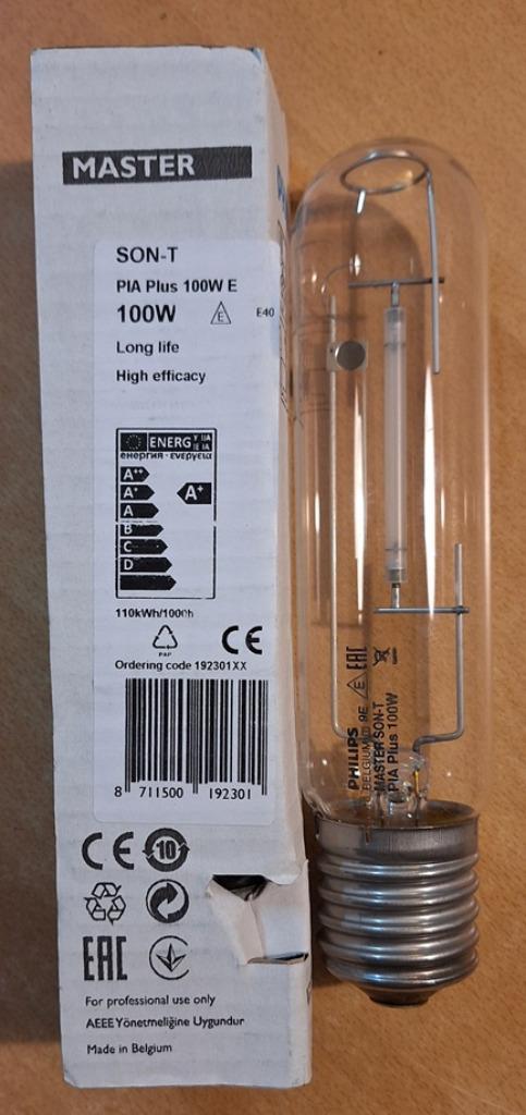 Philips Master SON-T PIA PLUS, Huis en Inrichting, Lampen | Losse lampen, Zo goed als nieuw, Overige typen, 60 watt of meer, Overige fittingen