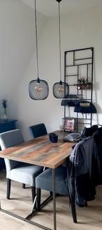 Industriële Hanglamp, Huis en Inrichting, Lampen | Hanglampen, Gebruikt, Ophalen of Verzenden, Metaal, Minder dan 50 cm