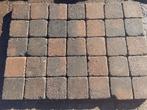 Ca. 150m2 gebruikte cobblestones afm. ca. 14.5x14.5x6cm, Tuin en Terras, Ophalen, Gebruikt, Klinkers, 10 m² of meer
