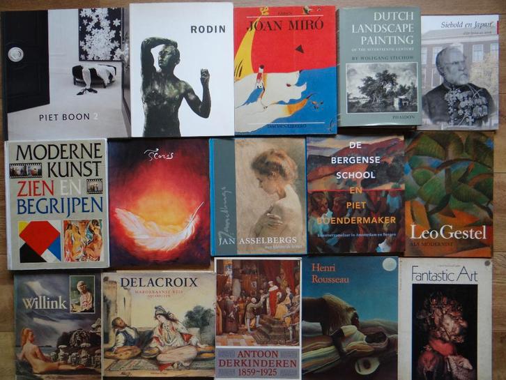 Diverse kunstboeken, Boeken, Kunst en Cultuur | Beeldend, Gelezen, Ophalen of Verzenden