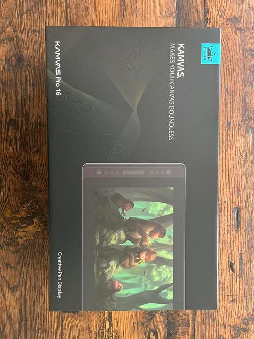 Huion Kamvas Pro 16, Computers en Software, Tekentablets, Zo goed als nieuw, Bedraad, Ophalen