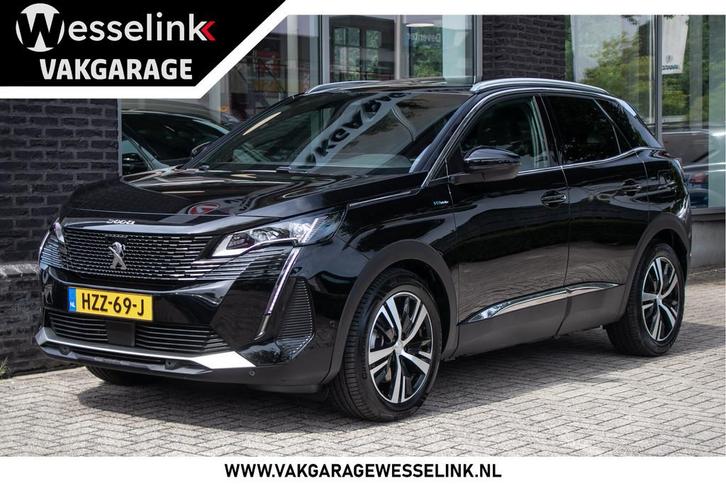 Peugeot 3008 1.6 HYbrid 225 GT - Dealer ond. | 1e eig. | Pan, Auto's, Peugeot, Bedrijf, Te koop, 360° camera, ABS, Achteruitrijcamera