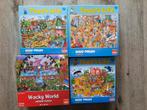 Puzzels, 4 x 1000 stukjes, That's live en Wacky World, Hobby en Vrije tijd, Denksport en Puzzels, Ophalen, 500 t/m 1500 stukjes