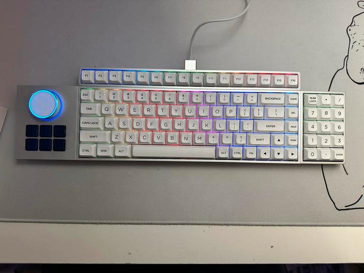 TMICE uniek mechanisch toetsenbord, Computers en Software, Toetsenborden, Zo goed als nieuw, Ophalen