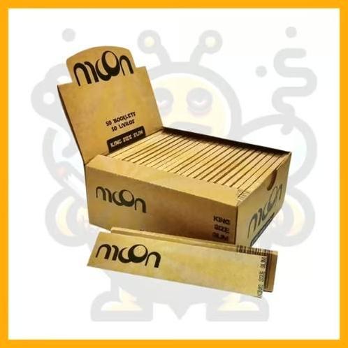MOON King Size Slim Ongebleekte Vloei, Verzamelen, Rookartikelen, Aanstekers en Luciferdoosjes, Nieuw, Overige typen, Verzenden