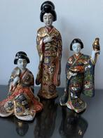 Chinees Japans drie Satsuma Geisha’s, Antiek en Kunst, Antiek | Porselein, Ophalen of Verzenden