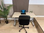 Inklapbare Bureau Tafel - 140x80 cm, Ophalen, 100 tot 150 cm, Nieuw, 50 tot 100 cm