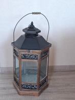 lantaarns, Ophalen, Zo goed als nieuw, Hout, Bruin