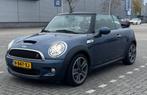 Mini 1.6 Cooper S Cabrio 2009 Blauw. In zéér goede staat, Auto's, Mini, Voorwielaandrijving, 65 €/maand, 4 cilinders, Cabriolet