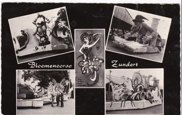 Groeten uit Zundert / 5x foto bloemencorso 1968  beschikbaar voor biedingen