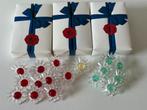 17 Swarovski Kristal Bloemen Set Margriet - Diverse kleuren, Antiek en Kunst, Verzenden