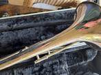 Trombone, Schmelzer model 2, Muziek en Instrumenten, Blaasinstrumenten | Trombones, Ophalen, Zo goed als nieuw, Tenor, Met koffer