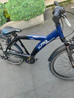 Alpina 24 inch jongensfiets – 7 versnellingen – Zwart/Blauw, Ophalen, 24 inch, Alpina, Versnellingen