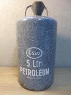 Vintage gewolkt emaille petroleum kan, Antiek en Kunst, Ophalen of Verzenden