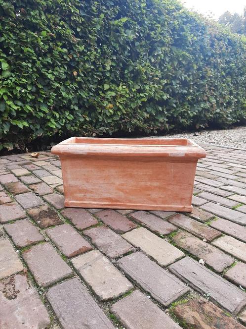 terracotta plantenbak rechthoekig, Tuin en Terras, Bloembakken en Plantenbakken, Nieuw, Overige materialen, Binnen, Balkon, Tuin