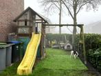 Speelhuisje glijbaan schommels kippenhok hardhout TEAB, Kinderen en Baby's, Speelgoed | Buiten | Speelhuisjes, Gebruikt, Hout