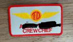 Klu luchtmacht crewchief name tag, Verzamelen, Luchtvaart en Vliegtuigspotten, Ophalen of Verzenden, Zo goed als nieuw, Patch, Badge of Embleem