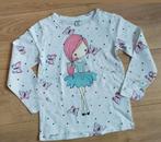 Zgan! Schattige witte longsleeve meisje van Dopodopo! Mt 110, Kinderen en Baby's, Kinderkleding | Maat 110, Meisje, Ophalen of Verzenden