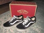 VANS : OLD SKOOL PLATFOR  - BLACK WHITE - MAAT 37 - SNEAKERS, Verzenden, Zwart, Vans, Sneakers of Gympen