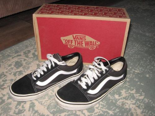 VANS : OLD SKOOL PLATFOR  - BLACK WHITE - MAAT 37 - SNEAKERS, Kleding | Dames, Schoenen, Zo goed als nieuw, Sneakers of Gympen