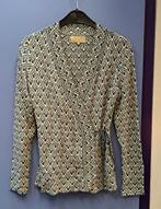 Sorgenfri Sylt vest in creme/ blauw druk printje mt XS 44356, Kleding | Dames, Blauw, ., Ophalen of Verzenden, Zo goed als nieuw