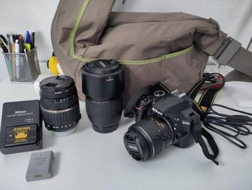 Nikon D3300 with lenses and bag beschikbaar voor biedingen