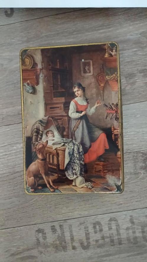Vintage blik superchocolat jacques, Verzamelen, Blikken, Gebruikt, Overige, Overige merken, Ophalen