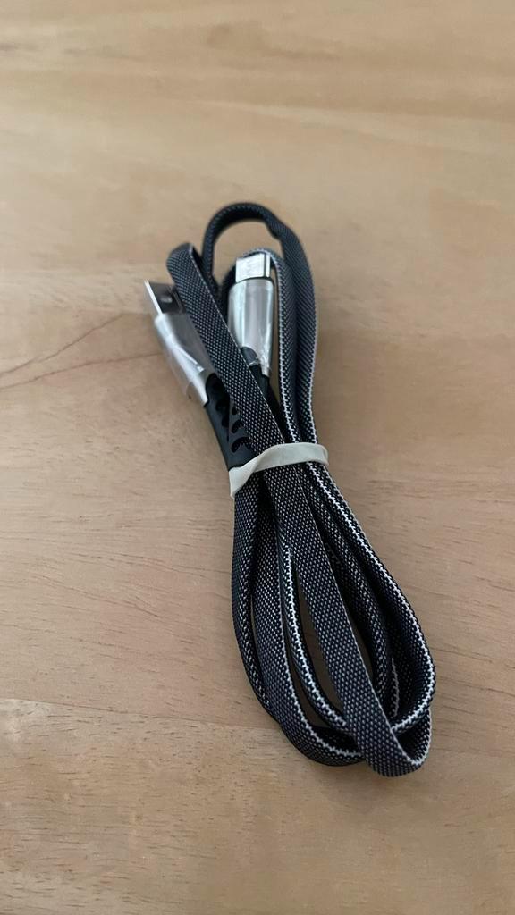 USB naar USB-C Kabel – Sterke Gevlochten Oplaadkabel, Telecommunicatie, Mobiele telefoons | Telefoon-opladers, Nieuw, Apple iPhone